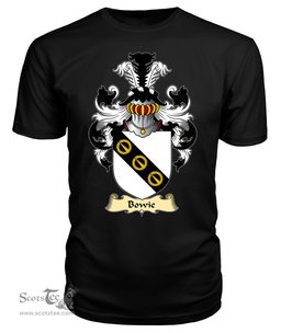 ScotsTee Shop Scottish Bowie Family Scottish Coat of Arms Emblem Scotland V23 T Shirt