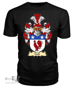 ScotsTee Shop Scottish Cock Family Scottish Coat of Arms Emblem Scotland V23 T Shirt
