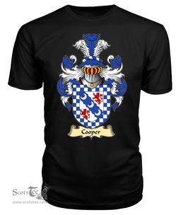 ScotsTee Shop Scottish Cooper (County Ayr, Scotland) Family Scottish Coat of Arms Emblem Scotland V23 T Shirt