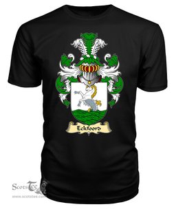 ScotsTee Shop Scottish Eckfoord Family Scottish Coat of Arms Emblem Scotland V23 T Shirt