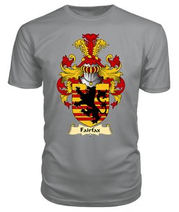 ScotsTee Shop Scottish Fairfax Family Scottish Coat of Arms Emblem Scotland V23 T Shirt