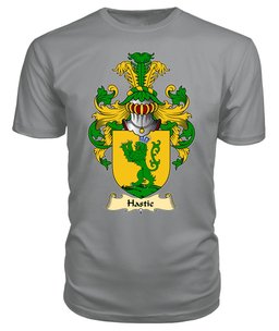 ScotsTee Shop Scottish Hastie Family Scottish Coat of Arms Emblem Scotland V23 T Shirt