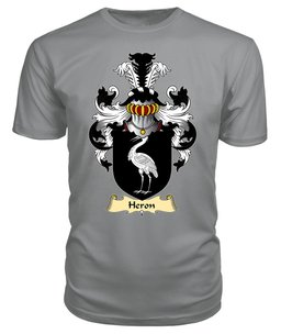 ScotsTee Shop Scottish Heron Family Scottish Coat of Arms Emblem Scotland V23 T Shirt
