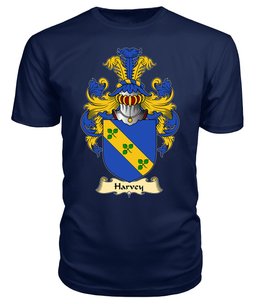 ScotsTee Shop Scottish Harvey Family Scottish Coat of Arms Emblem Scotland V23 T Shirt