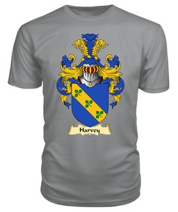 ScotsTee Shop Scottish Harvey Family Scottish Coat of Arms Emblem Scotland V23 T Shirt