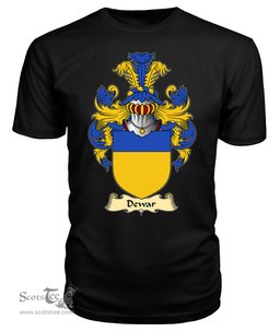 ScotsTee Shop Scottish Dewar Family Scottish Coat of Arms Emblem Scotland V23 T Shirt