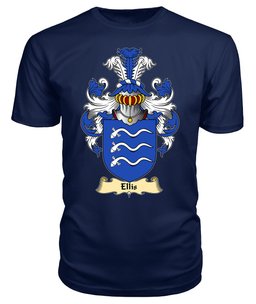 ScotsTee Shop Scottish Ellis Family Scottish Coat of Arms Emblem Scotland V23 T Shirt