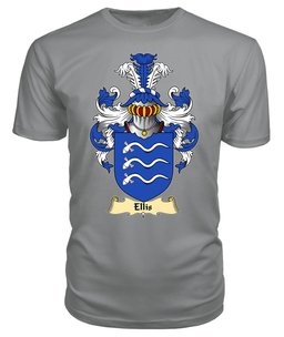 ScotsTee Shop Scottish Ellis Family Scottish Coat of Arms Emblem Scotland V23 T Shirt