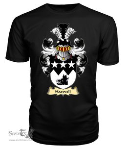 ScotsTee Shop Scottish Haswell Family Scottish Coat of Arms Emblem Scotland V23 T Shirt