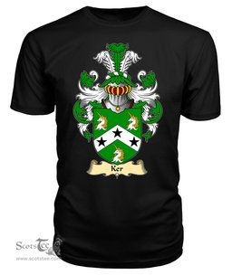 ScotsTee Shop Scottish Ker Family Scottish Coat of Arms Emblem Scotland V23 T Shirt