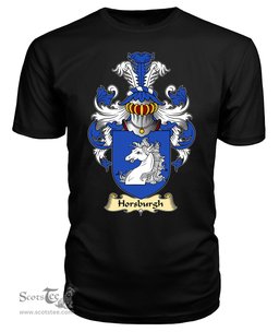 ScotsTee Shop Scottish Horsburgh Family Scottish Coat of Arms Emblem Scotland V23 T Shirt