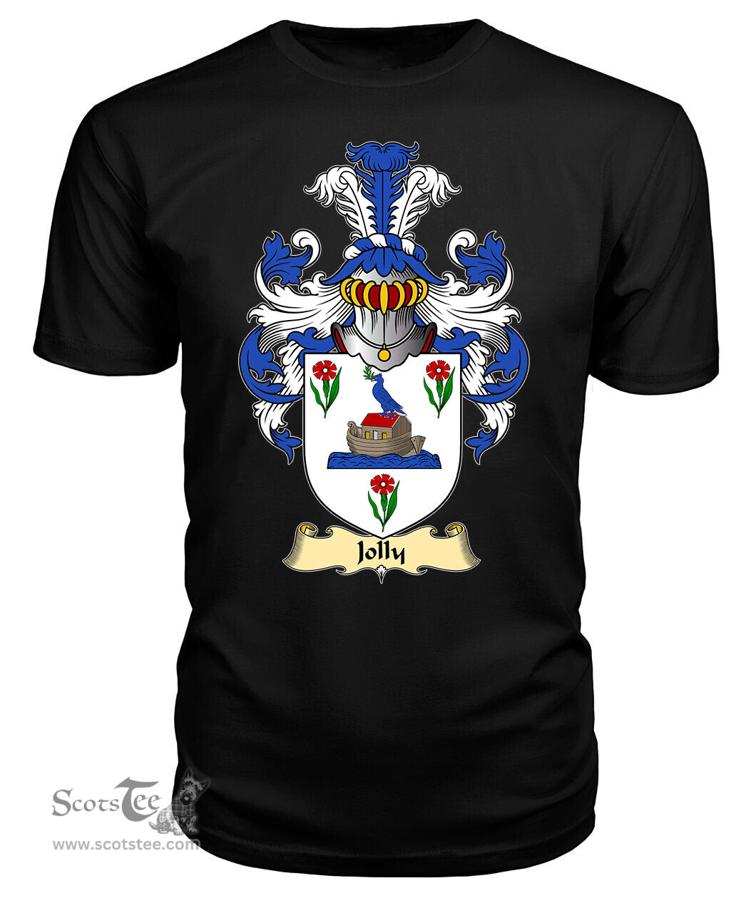 ScotsTee Shop Scottish Jolly Family Scottish Coat of Arms Emblem Scotland V23 T Shirt