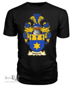 ScotsTee Shop Scottish Hogarth Family Scottish Coat of Arms Emblem Scotland V23 T Shirt