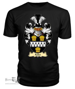 ScotsTee Shop Scottish Kelso Family Scottish Coat of Arms Emblem Scotland V23 T Shirt