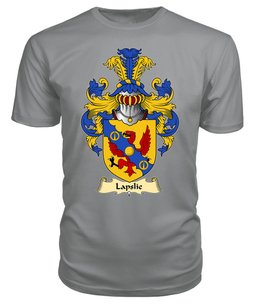 ScotsTee Shop Scottish Lapslie Family Scottish Coat of Arms Emblem Scotland V23 T Shirt