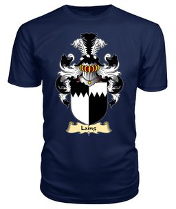 ScotsTee Shop Scottish Laing Family Scottish Coat of Arms Emblem Scotland V23 T Shirt
