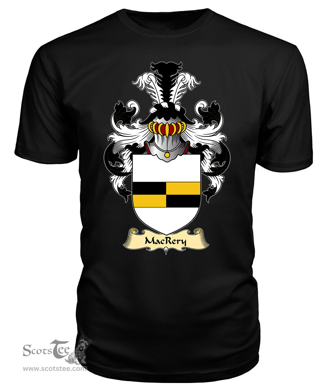 ScotsTee Shop Scottish MacCrery Family Scottish Coat of Arms Emblem Scotland V23 T Shirt