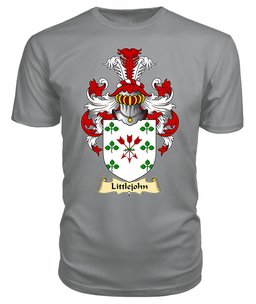 ScotsTee Shop Scottish Littlejohn Family Scottish Coat of Arms Emblem Scotland V23 T Shirt