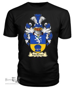 ScotsTee Shop Scottish MacEwan Family Scottish Coat of Arms Emblem Scotland V23 T Shirt