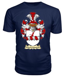 ScotsTee Shop Scottish MacCorquodale Family Scottish Coat of Arms Emblem Scotland V23 T Shirt