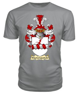 ScotsTee Shop Scottish MacCorquodale Family Scottish Coat of Arms Emblem Scotland V23 T Shirt