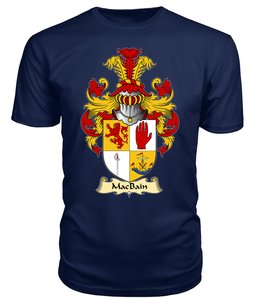 ScotsTee Shop Scottish MacBain Family Scottish Coat of Arms Emblem Scotland V23 T Shirt