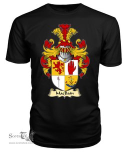 ScotsTee Shop Scottish MacBain Family Scottish Coat of Arms Emblem Scotland V23 T Shirt