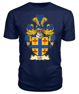 ScotsTee Shop Scottish Lyle or Lyall Family Scottish Coat of Arms Emblem Scotland V23 T Shirt
