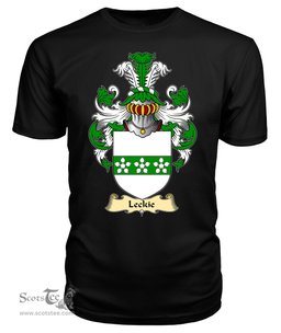 ScotsTee Shop Scottish Leckie Family Scottish Coat of Arms Emblem Scotland V23 T Shirt