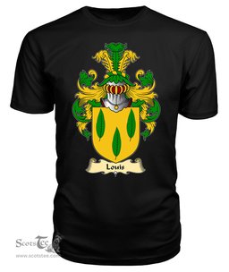 ScotsTee Shop Scottish Louis or Lowis Family Scottish Coat of Arms Emblem Scotland V23 T Shirt