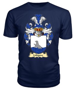 ScotsTee Shop Scottish Lithgow Family Scottish Coat of Arms Emblem Scotland V23 T Shirt