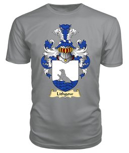 ScotsTee Shop Scottish Lithgow Family Scottish Coat of Arms Emblem Scotland V23 T Shirt