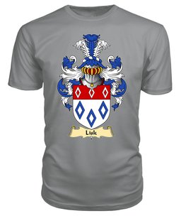 ScotsTee Shop Scottish Lisk Family Scottish Coat of Arms Emblem Scotland V23 T Shirt