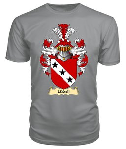 ScotsTee Shop Scottish Liddell Family Scottish Coat of Arms Emblem Scotland V23 T Shirt