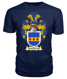 ScotsTee Shop Scottish MacKerrell Family Scottish Coat of Arms Emblem Scotland V23 T Shirt