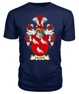 ScotsTee Shop Scottish MacGill Family Scottish Coat of Arms Emblem Scotland V23 T Shirt