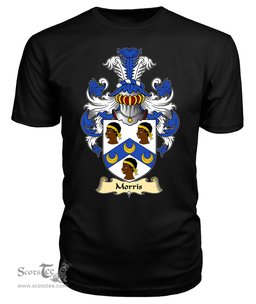 ScotsTee Shop Scottish Morris Family Scottish Coat of Arms Emblem Scotland V23 T Shirt