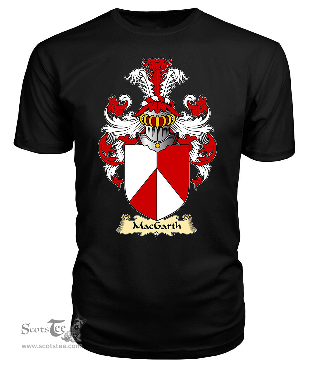 ScotsTee Shop Scottish MacGarth Family Scottish Coat of Arms Emblem Scotland V23 T Shirt
