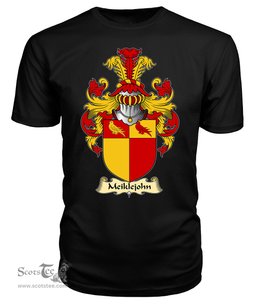 ScotsTee Shop Scottish Meiklejohn Family Scottish Coat of Arms Emblem Scotland V23 T Shirt