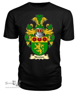 ScotsTee Shop Scottish Newton Family Scottish Coat of Arms Emblem Scotland V23 T Shirt