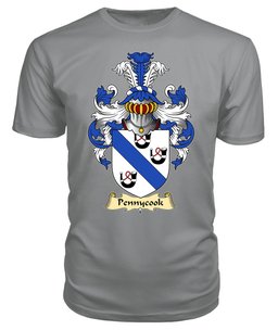ScotsTee Shop Scottish Pennycook Family Scottish Coat of Arms Emblem Scotland V23 T Shirt