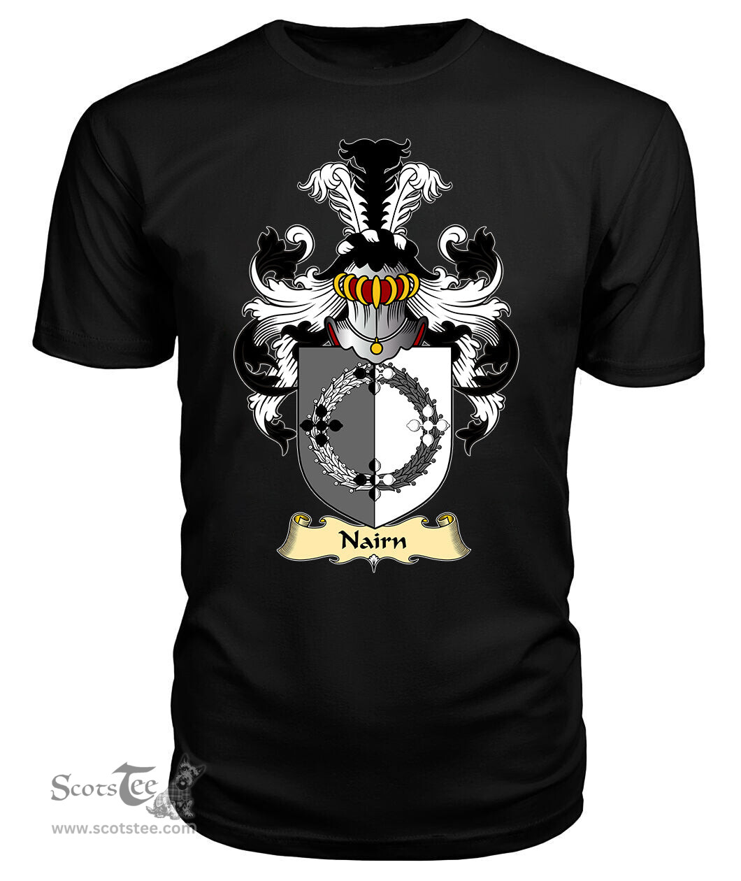 ScotsTee Shop Scottish Nairn Family Scottish Coat of Arms Emblem Scotland V23 T Shirt