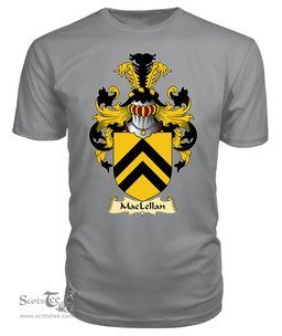 ScotsTee Shop Scottish MacLellan Family Scottish Coat of Arms Emblem Scotland V23 T Shirt