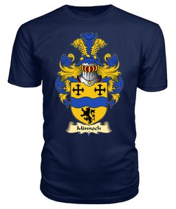 ScotsTee Shop Scottish Minnoch Family Scottish Coat of Arms Emblem Scotland V23 T Shirt