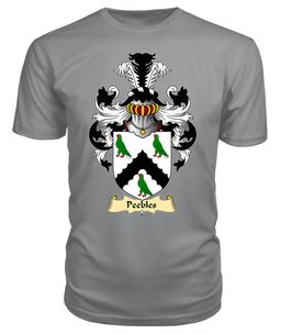 ScotsTee Shop Scottish Peebles Family Scottish Coat of Arms Emblem Scotland V23 T Shirt