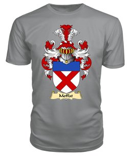 ScotsTee Shop Scottish Moffat Family Scottish Coat of Arms Emblem Scotland V23 T Shirt
