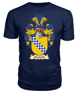 ScotsTee Shop Scottish Menteith Family Scottish Coat of Arms Emblem Scotland V23 T Shirt