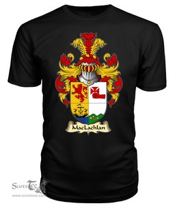 ScotsTee Shop Scottish MacLachlan Family Scottish Coat of Arms Emblem Scotland V23 T Shirt