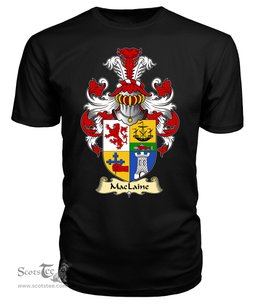 ScotsTee Shop Scottish MacLaine (of Lochbuie) Family Scottish Coat of Arms Emblem Scotland V23 T Shirt