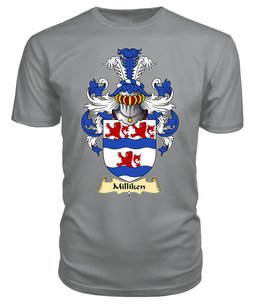 ScotsTee Shop Scottish Milliken Family Scottish Coat of Arms Emblem Scotland V23 T Shirt